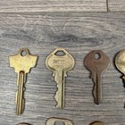 Lot Of 18 Vintage Antique Keys - Brass   Steel