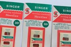 Vintage Singer Sewing Machine 2020  15 X 1  Needles Size 11  14   16 - 3 Packs