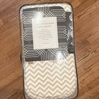 Dockatot Deluxe  Baby Lounger Cushion Pad  Gray   White Chevron  Unisex
