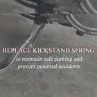 Kickstand Spring Chrome Plated For Harley Touring Softail Models 2007-2024