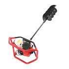 63cc Post Hole Digger Excavator Gas Powered Earth Auger Borer With 10  Drill Bit