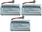New  Uniden Bt-1007 Bbty0651101 500mah 2 4v Rechargeable Phone Battery  3-pack 