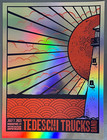 Tedeschi Trucks Band 2 Rainbow Foil Poster Set Bridgeport Ct July 7 8 2023 Ap
