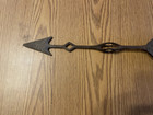 Antique Original Cast Iron Directional Weathervane Arrow Country Farm Decor
