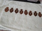 8 Antique Victorian Iron Keyhole Escutcheons Door Hardware 3 