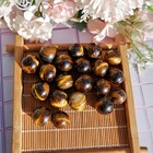 Bulk 20 Pcs Mini Tiger Eye Sphere Natural Yellow Gemstone Ball For Crystal Grids