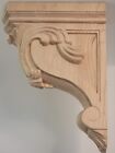12 Inch Maple Wood Bar Corbel Bracket Bookend 12 X 7 X 3 5 Pre Drilled Bracket