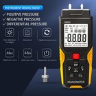 Digital Air Pressure Meter   -36 80kpa 147 7inh20 Dual-port   