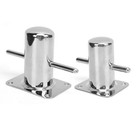 316 Stainless Steel Single Mooring Bitt Heavy Duty Cross Bollard Cleat Marine 