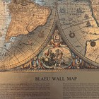 Blaeu World Wall Map 1605  nova Totius Terrarum Sive Novi Orbis Tabula  Repro