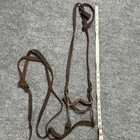 Antique Horse Bridle Leather 1800s-1910 Rustic Farmhouse Decor Cabin Americana