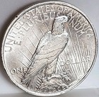 1923 P     Peace Dollar Silver     Gem bu      2641