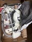 Open Box Graco Soothe  n Sway Lx Baby Swing With Portable Bouncer  Derby Grey