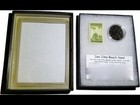 Iwo Jima Beach Sand And Postage Stamp - Commemorative Collection