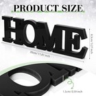  Home Letter Table Sign Standing Letter Table Sign Rustic Wooden Decor Black