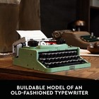Ideas Typewriter 21327 Building Set For Adults  Collectible Retro Display