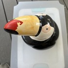 Vintage Toucan Cookie Jar Hoan Guan Ceramic Co   10    Height 6   width   1980   s