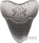 Shark Tooth Megalodon 2 Oz Silver Coin 10 Cedis Ghana 2025