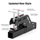 2   Mount Receiver Trailer Hitch Clamp On Bucket For Bobcat Tractor Skid Steer
