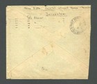Israel Jerusalem 1945 Cover To R a s c  Blue British Censor Palestine Pictorials