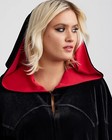 Torrid Halloween Cloak Costume Cosplay Red Riding Black Red Velvet Nwt New 3 4