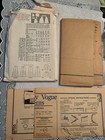 Vintage Very Easy Vogue Sewing Pattern Wrap Top Wide Pants Maxiskirt Sz 12 Uncut