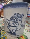 Vintage Ceramic Stoneware Alabama Christmas Coffee Mug Blue And White