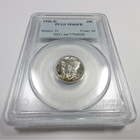 1941 D Pcgs Ms66 Fb Full Bands - Toned Silver Mercury Dime 10c Us Coin  56160a