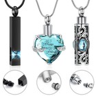 3pack Urn Necklace For Ashes Cremation Jewelry Memorial Necklace Urn Human Ashes