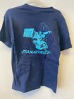 Vintage 90s  Panavision Film Camera T-shirt Men s Small Navy Faded