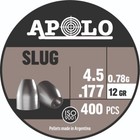 Apolo Slug Hp 400 Count Hollow Point 4 5mm  177 Caliber 12gr Airgun Pellets