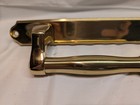 Wi Barn Nib Brass Door Pulls Handles 8 75  X 1 3 8  Back Plate Very Nice Set
