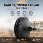 Electric Bike Conversion Kit 48v 1000w Brushless Rear Cassette Hub Motor Wheel