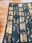 Vtg Large African Kuba Cloth Textile Handwoven Mud Cloth Drc Congo 67   x48    Rare