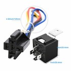 10 Pack 12v 30 40 Amp 5pin Spdt Automotive Relay With Wires   Harness Socket Set