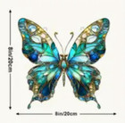 Suncatcher-colorful Butterfly Stained Glass Effect Acrylic Hanging  Vivid Decor