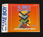 Game Boy 4 In 1 Fun Pak Box   Manual Only W Receipt Nintendo Vintage