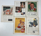 Vintage Asia Magazine Lot  5  1932   1937 Art Deco Covers Travel Ads Japan Hawaii