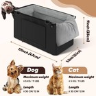 Center Console Dog Car Seat  Portable Dog Car Booster Seats For Small Dogs Up   