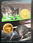 Living Icons Of Australia   New Zealand  2005  - 2 Coin Set  uncirculated 