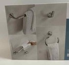 Moen Karis 4-piece Bath Hardware Kit Brushed Nickel Towel Bar Paper Holder