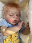 22in Realistic Reborn Baby Doll Handmade Soft Mohair Newborn Boy Girls Toys Gift