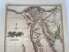 Egypt Dated 1813 Neele Antique Copper Engraved Map 19th Century