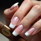 Vanfa French Brush For Nails  Clean Up Brush For Gel Nail Polish F12  pack Of 2 