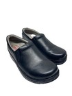 Klogs Womens Black Boca Non-marking Slip-resistant Slip On Clog Shoes Size 8 5 M