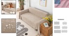 Waterproof Chenille Couch Cover For Pets - Washable Sofa Protector  71   X 118  