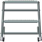 Ballymore 218psu 19 In H Steel Rolling Ladder  2 Steps  450 Lb Load Capacity