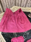 Antique Doll Dress Lace Trim 5 Piece Set Circa 1880s  r