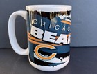 Vtg Chicago Bears Nfl Football Team Logo Large Ceramic Coffee Cup Mug 16 Oz Euc