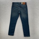 Levis 511 Jeans Mens 34x32 Blue Slim Fit Dark Wash Stretch Preppy Grunge New